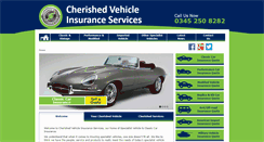 Desktop Screenshot of cherishedvehicleinsurance.co.uk
